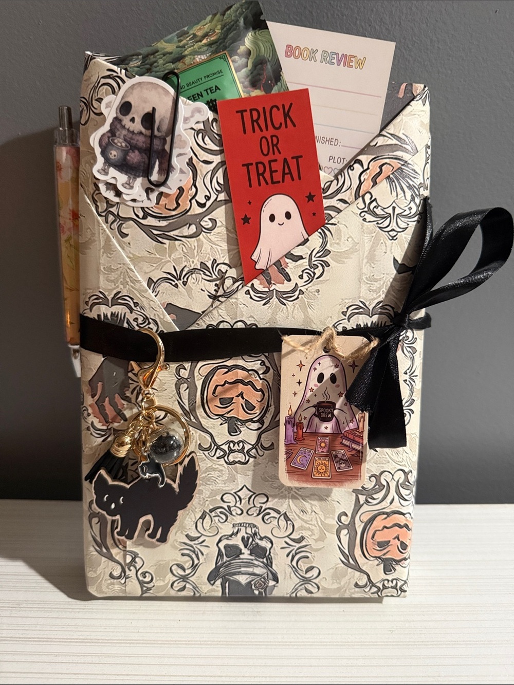 Blind date with a book Halloween edition. Modern smart home, nightmare
